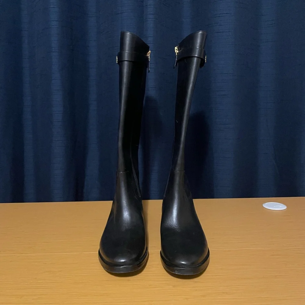 Tory Burch Everly Strap Riding Boots